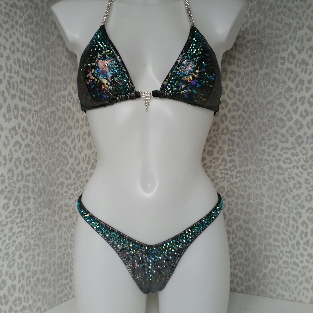 bronze competition bikini