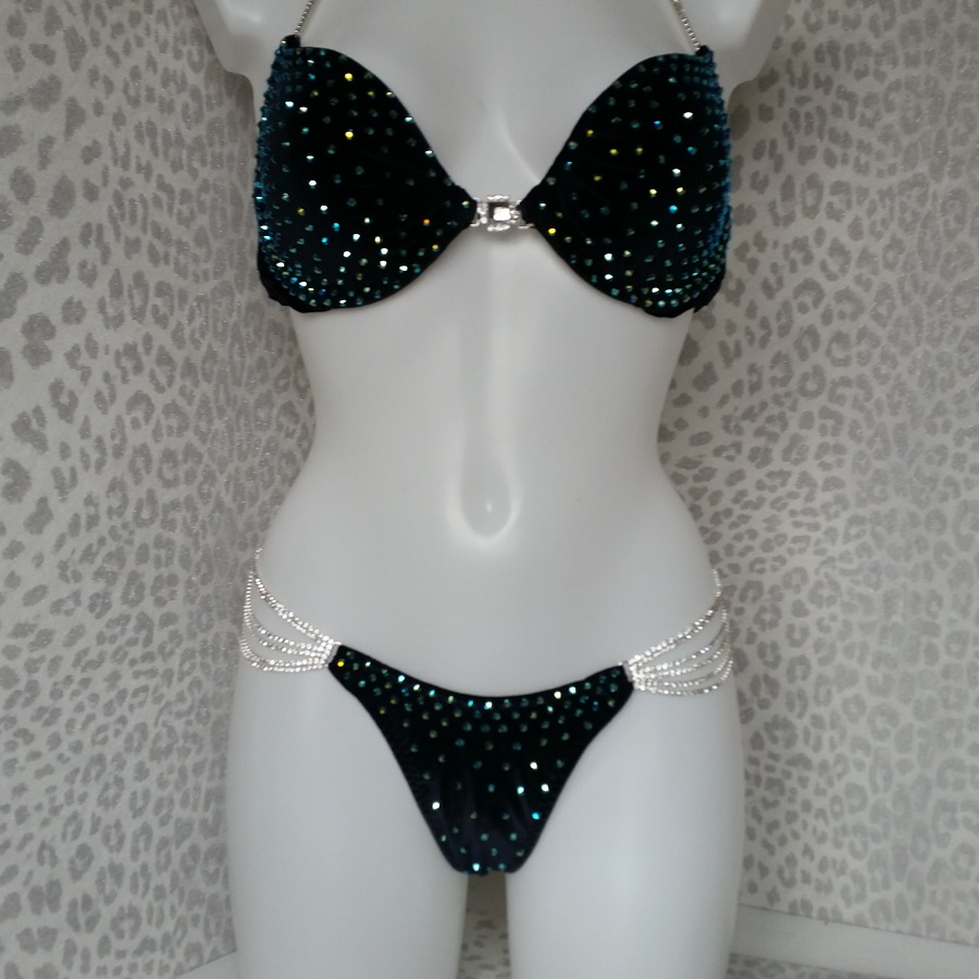 Black Bespoke Competition Bikini