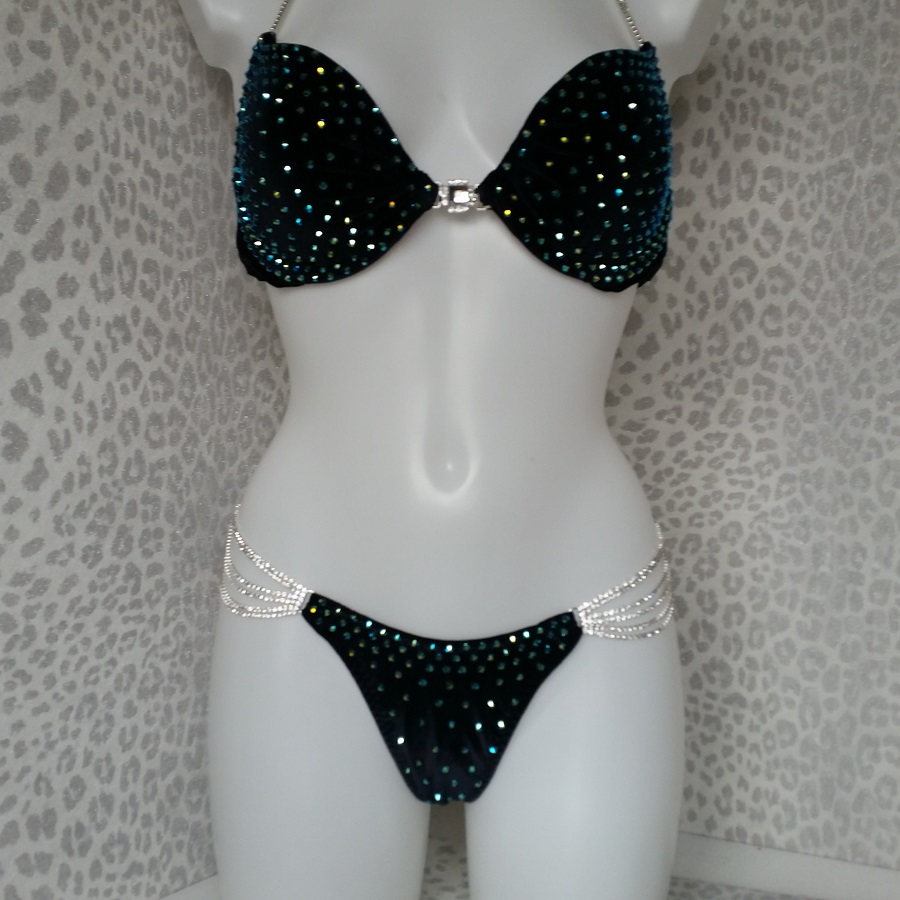 Black Bespoke Competition Bikini